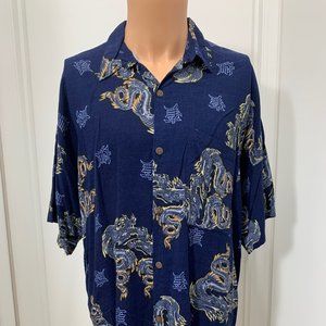Island Planet Miami Beach vintage dragon shirt XL